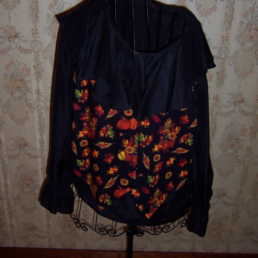 Ladies blouse and vest set